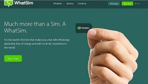 WhatSim, Une carte SIM qui offre l?accès à WhatsApp sans connexion