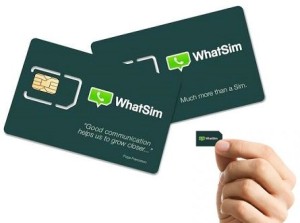 WhatSim Une carte SIM qui offre l?accès à WhatsApp sans connexion