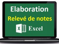 Elaboration d'un Relevé de notes sous Excel