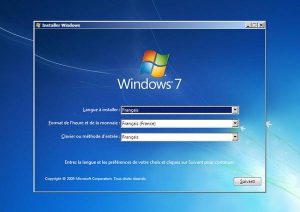 comment réparer windows 7 avec cd d'installation