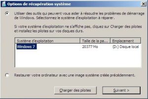 comment réparer windows 7 avec cd d'installation