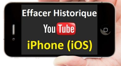 Comment effacer l'historique de Youtube sur iPhone iOS