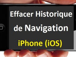Comment effacer l'historique de navigation sur iPhone iOS