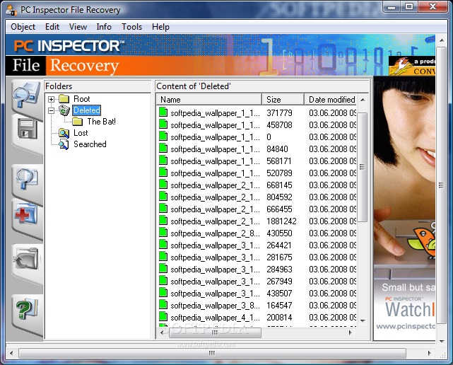 PC INSPECTOR File Recovery logiciel gratuit restauration fichiers