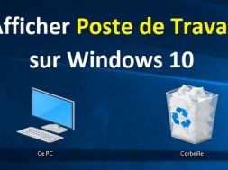 Afficher poste de travail windows 10 ce pc windows 10 afficher poste de travail sur windows 10 poste de travail sous windows 10 icone bureau windows 10 disparu