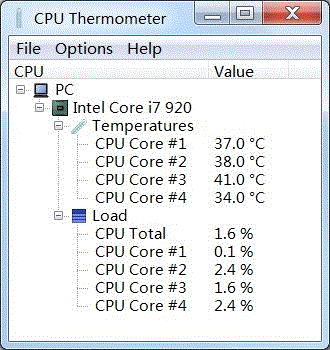 CPU Thermometer temperature monitor