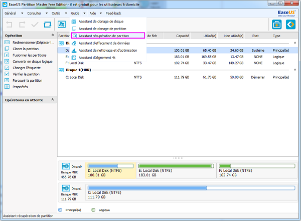 EaseUS Partition Master Free