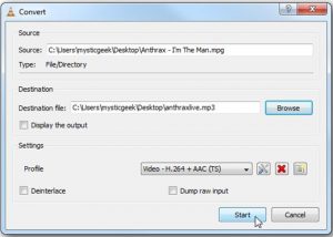 Comment convertir des vidéos en MP3 avec VLC sous Windows 6