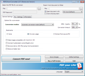 BullZip PDF Printer logiciels pour convertir un fichier en PDF