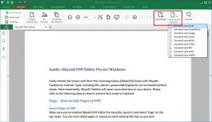 PDF Editor 6 Professionnel pour Windows logiciels pour convertir un fichier en PDF