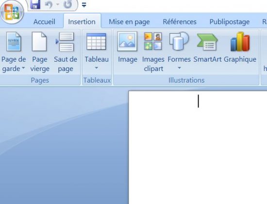 Faire Des Pages De Garde Word 2010