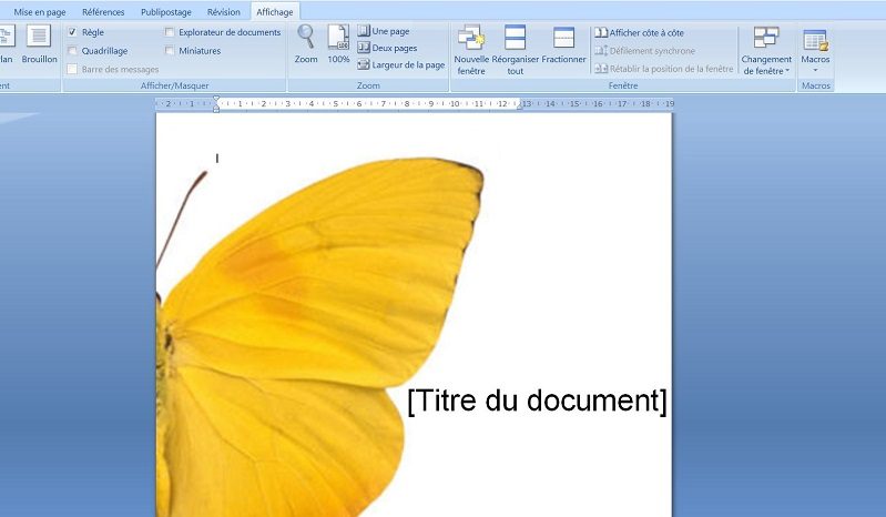 Comment créer une page de garde sur Word