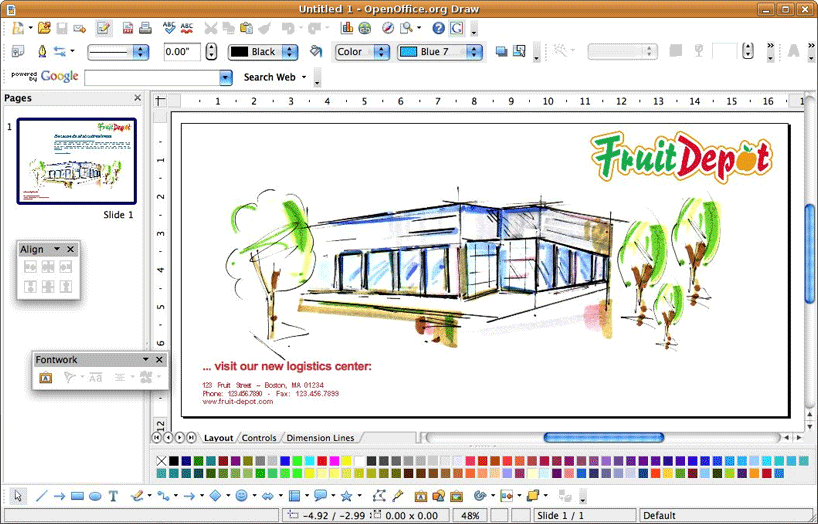 OpenOffice Draw illustrator alternative