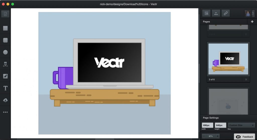 Vectr logiciel de conceptions d’images