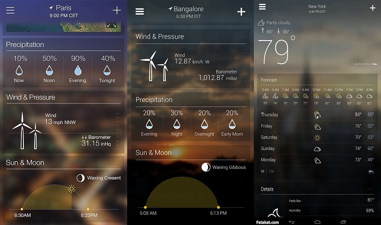 Les meilleures applications météo gratuites pour Android