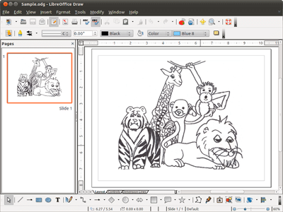LibreOffice comic creation