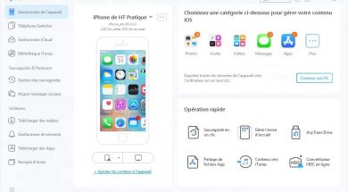 Sauvegarder les données iPhone avec Anytrans pour iOS