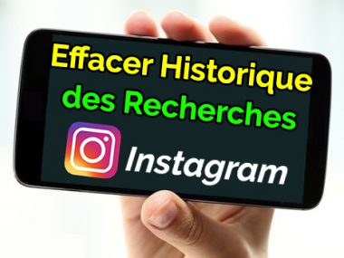 comment supprimer historique sur instagram