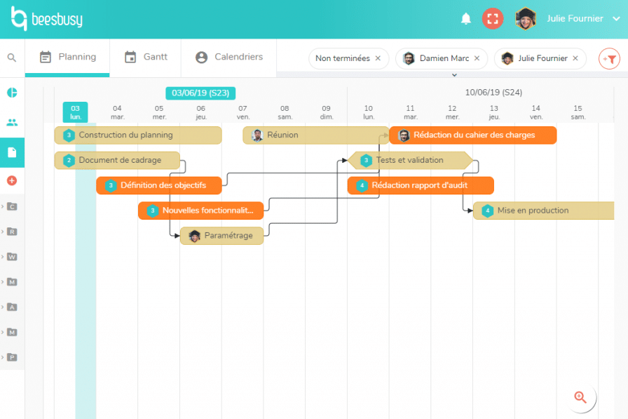 Beesbusy meilleur logiciel de gestion de projet