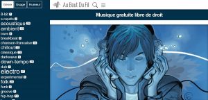 Au Bout Du Fil site de musiques libres de droits