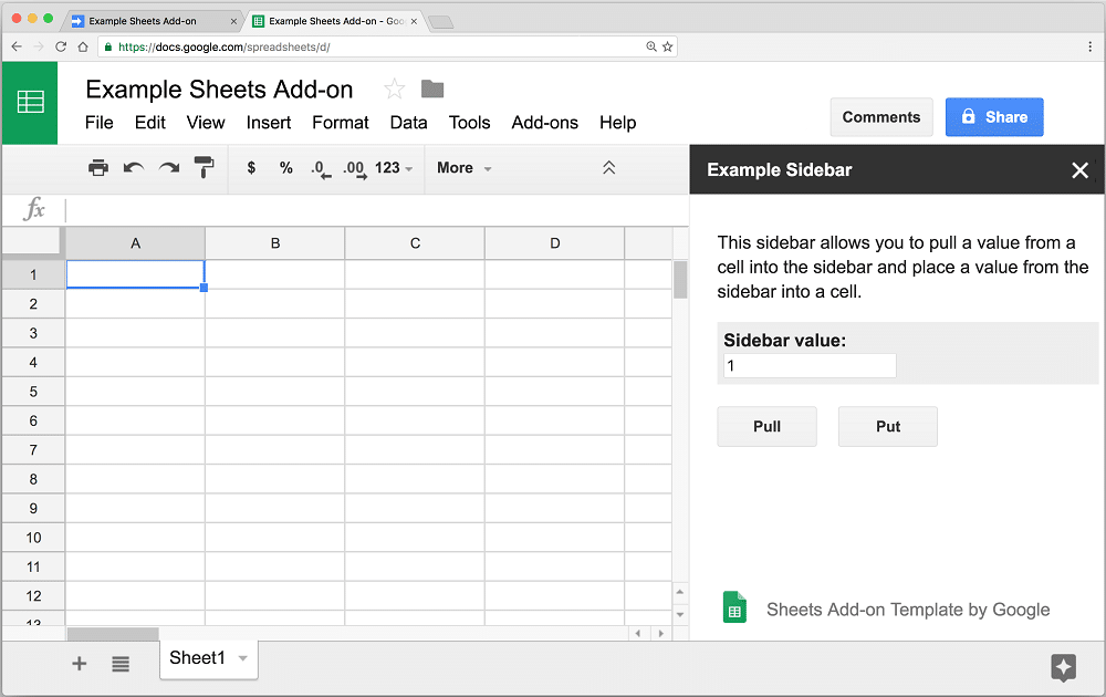 Google Sheets tableur en ligne gratuit