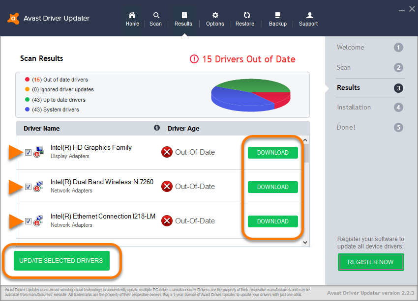 Avast Driver Updater best free driver update software