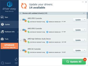 Driver Easy logiciel gratuit pour mettre à jour les pilotes