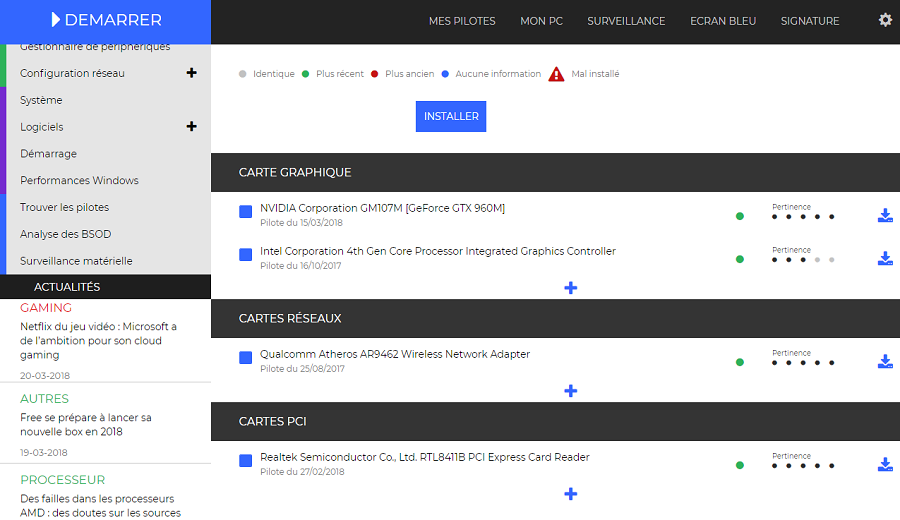 DriversCloud update its drivers windows 10