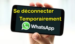 Comment désactiver WhatsApp temporairement comment se déconnecter de whatsapp comment déconnecter whatsapp desactiver whatsapp sans supprimer fermer whatsapp