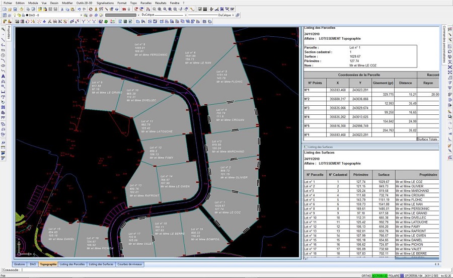 Mensura Genius logiciel géomètre topographe