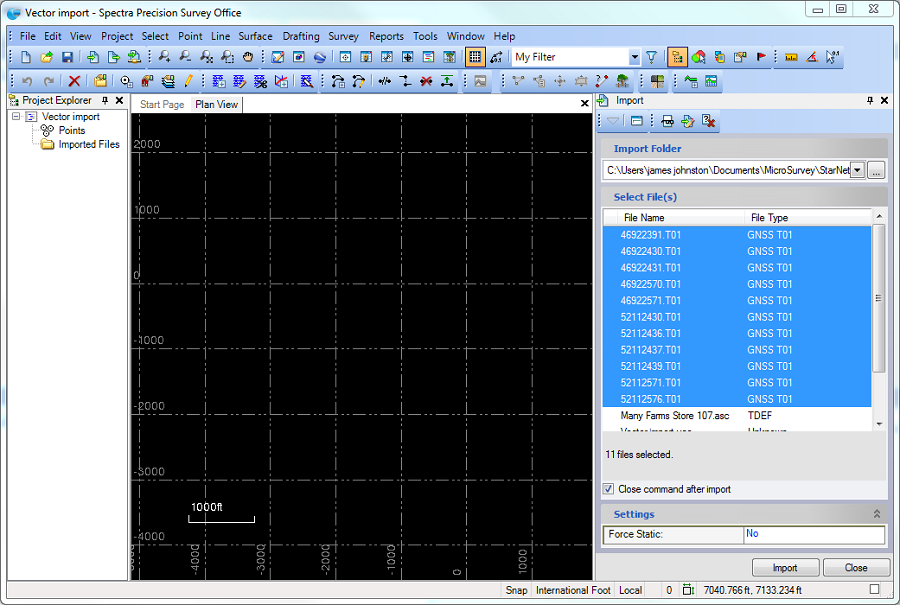 Survey office Spectra Geospatial