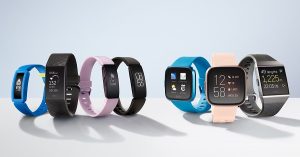 bracelets connectés de la marque Fitbit