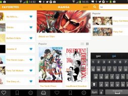 applications pour lire de Manga