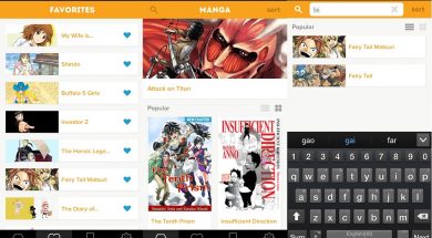 applications pour lire de Manga