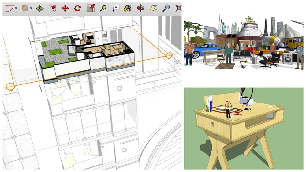 SketchUp logiciel 3d gratuit maison