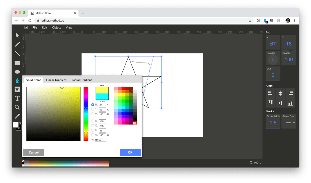 Editor Method dessiner en ligne gratuit