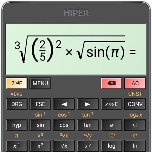 HiPER Scientific Calculator calculatrice scientifique en ligne