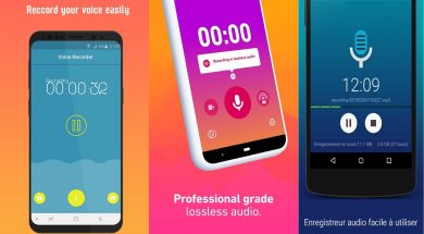 applications d’enregistreur vocal pour iOS et Android