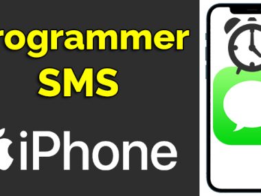 comment programmer l'envoi d'un sms sur iphone