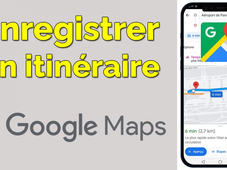 comment créer son itinéraire sur google maps