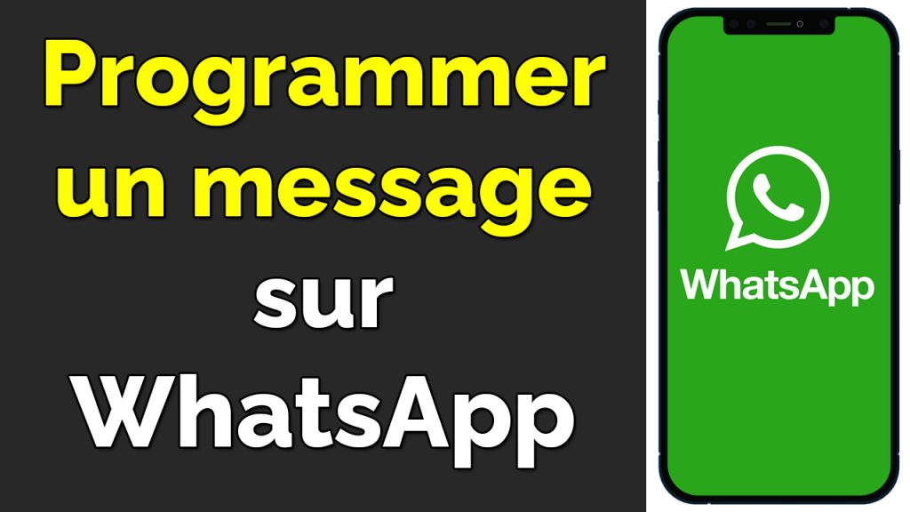 comment programmer un sms sur whatsapp