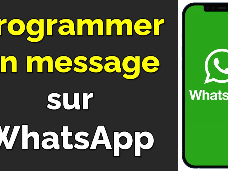 Comment programmer un message sur WhatsApp