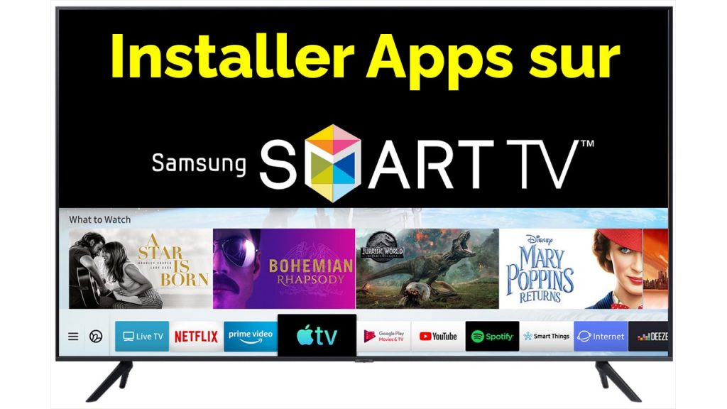 comment installer application sur smart tv samsung