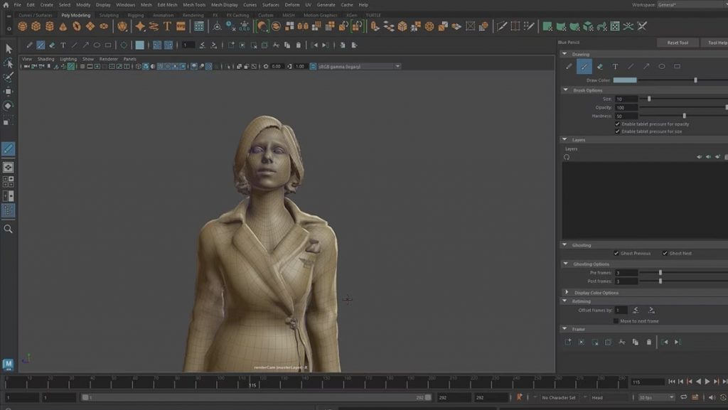 Autodesk-Maya application modelisation 3d