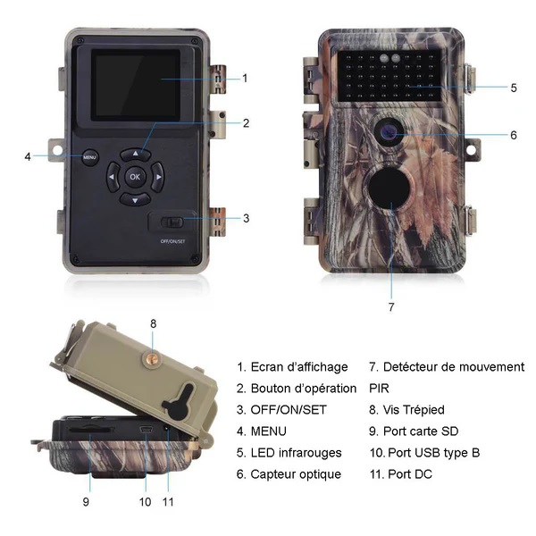 Caméra de chasse connectée au téléphone BLAZEVIDEO