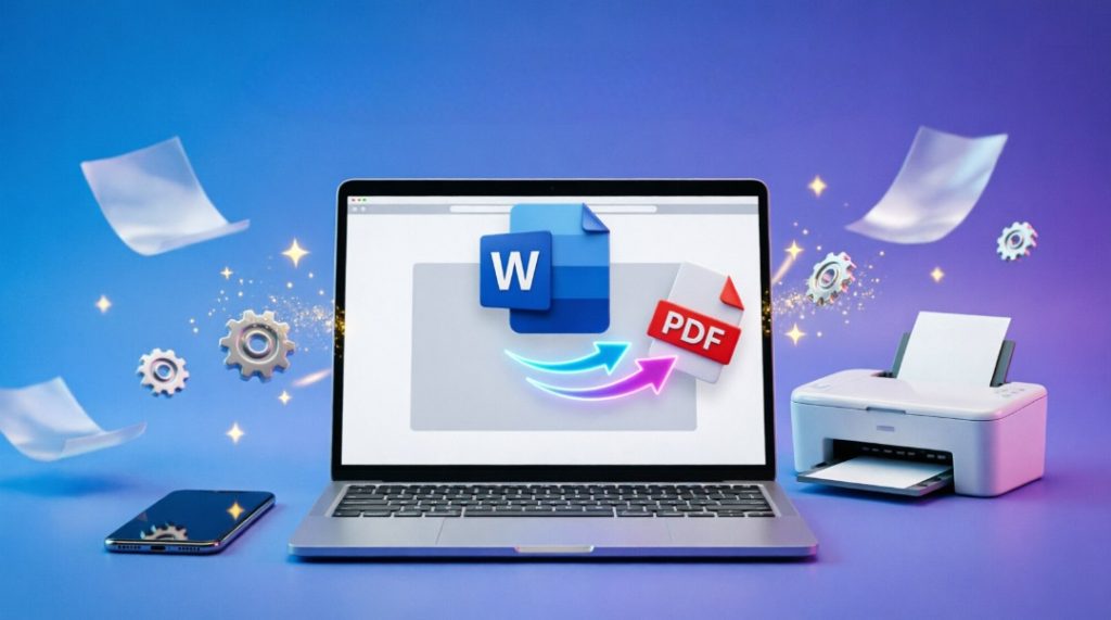 Les méthodes pour convertir Word en PDF