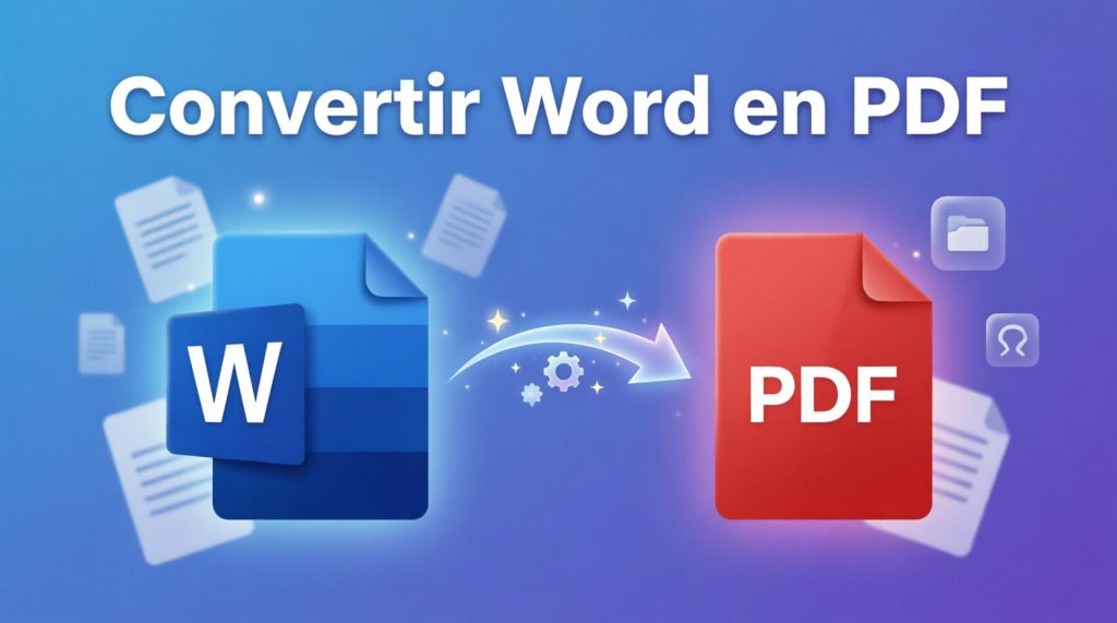 outils pour convertir Word en PDF